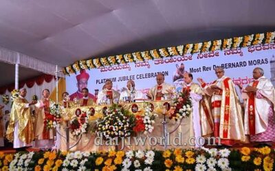 Mangaluru: Archbishop Moras honoured by bishops, elected leaders at Kuppepadavu